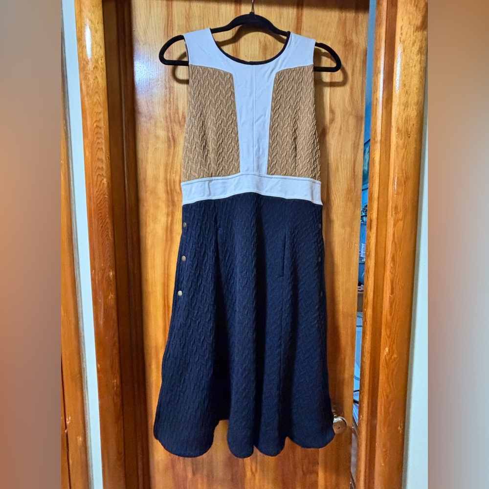 Anthropologie Maeve Textured Knit Dress